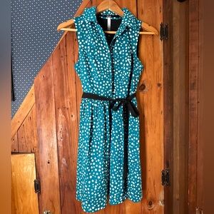 Kenzie Polka Dot Sleeveless Dress